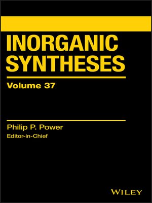 cover image of Inorganic Syntheses, Volume 37